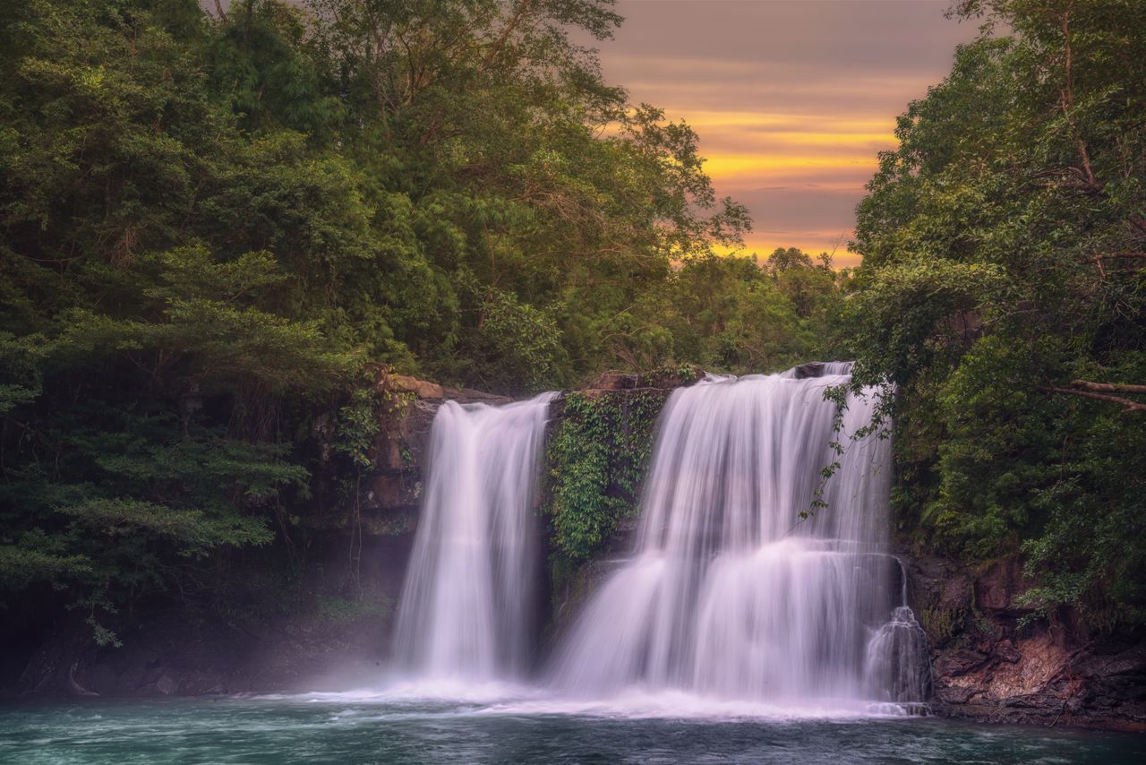 Serene Waterfall 
